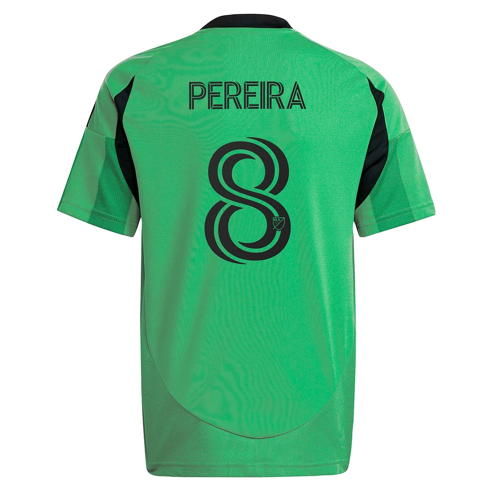 Women's adidas Daniel Pereira Green Austin FC 2025 The Heartbeat Kit Replica Player Jersey