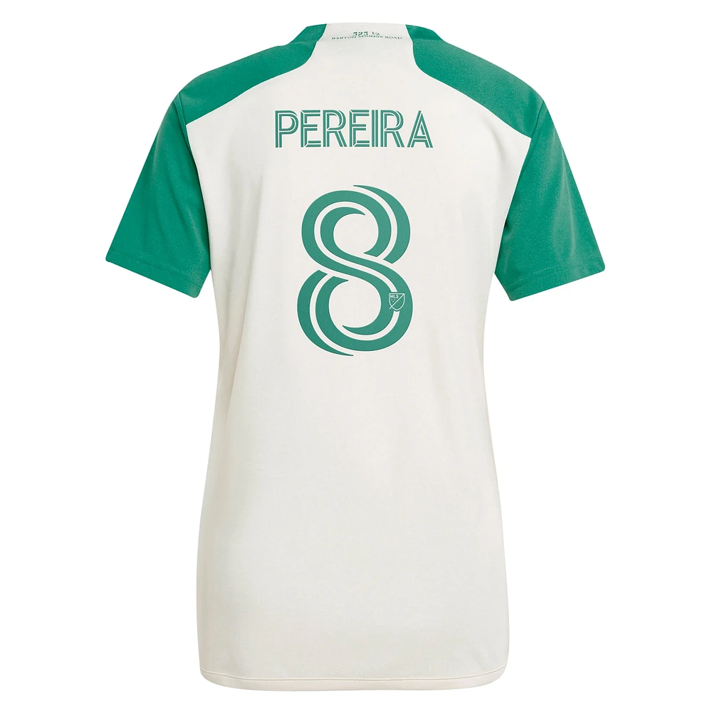 Women's adidas Daniel Pereira Tan Austin FC 2024 The Armadillo Kit Replica Player Jersey