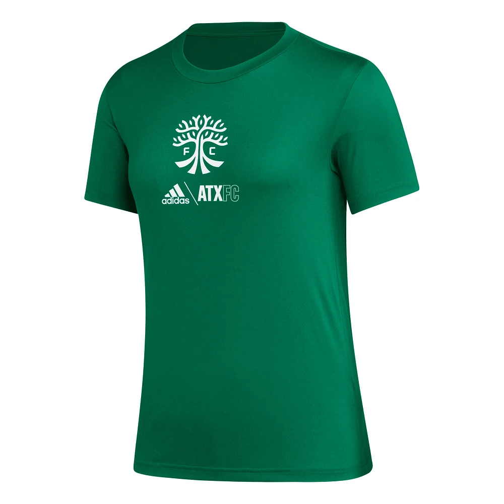 T-shirt Adidas Austin FC AEROREADY Club Icon vert pour femme