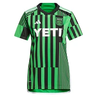 Women's adidas Jon Gallagher Green Austin FC 2024 Las Voces Kit Replica Player Jersey