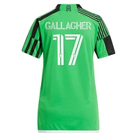 Women's adidas Jon Gallagher Green Austin FC 2024 Las Voces Kit Replica Player Jersey