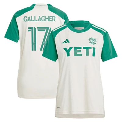 Maillot de joueur réplique adidas Jon Gallagher Tan Austin FC 2024 The Armadillo Kit pour femme