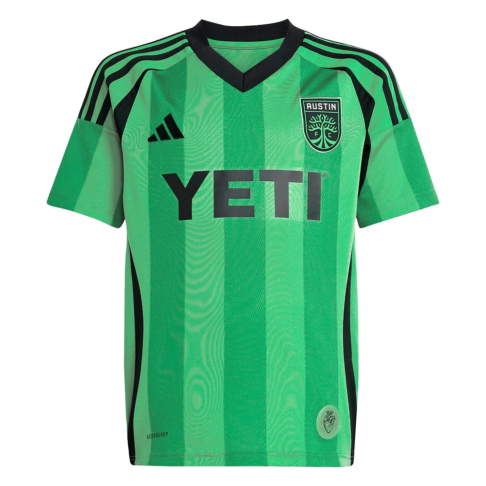 Maillot réplique du kit Heartbeat Austin FC 2025 pour femme adidas Osman Bukari Green