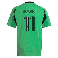 Maillot réplique du kit Heartbeat Austin FC 2025 pour femme adidas Osman Bukari Green