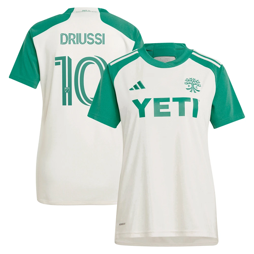 Maillot de joueur réplique adidas Sebastián Driussi Tan Austin FC 2024 The Armadillo Kit pour femme