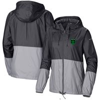 Women's Columbia Black/Gray Austin FC Flash Forward Team Windbreaker Jacket