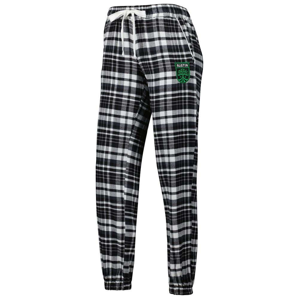 Women's Concepts Sport Black Austin FC Mainstay Flannel Sleep Pants