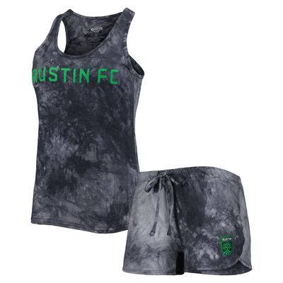 Women's Concepts Sport Charcoal Austin FC Billboard Tank Top & Shorts Sleep Set