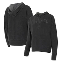 Women's Concepts Sport Charcoal Austin FC Volley Hoodie Long Sleeve T-Shirt