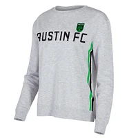 Women's Concepts Sport Gray Austin FC Cedar Tri-Blend Long Sleeve T-Shirt