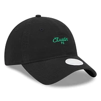 Casquette réglable noire Austin FC Throwback 9TWENTY New Era pour femme