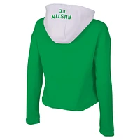 Sweat à capuche vert quart de zip Stadium Essentials Austin FC Game Plan pour femmes