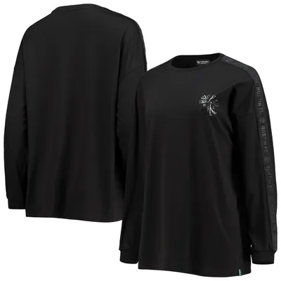 Austin FC The Wild Collective Women's Tri-Blend Long Sleeve T-Shirt - Black