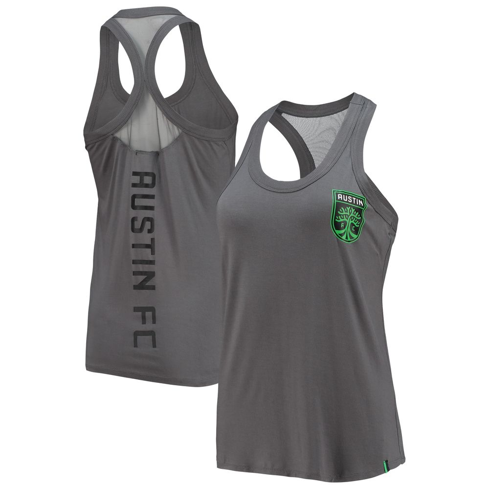 Women's The Wild Collective Gray Austin FC Athleisure Tank Top