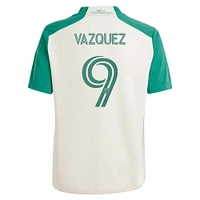 Youth adidas Brandon Vazquez Tan Austin FC 2024 The Armadillo Kit Replica Player Jersey
