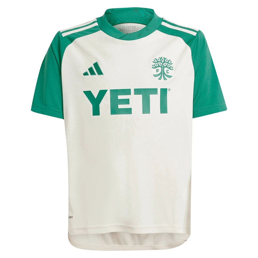 Youth adidas Jon Gallagher Tan Austin FC 2024 The Armadillo Kit Replica Player Jersey