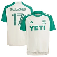 Youth adidas Jon Gallagher Tan Austin FC 2024 The Armadillo Kit Replica Player Jersey