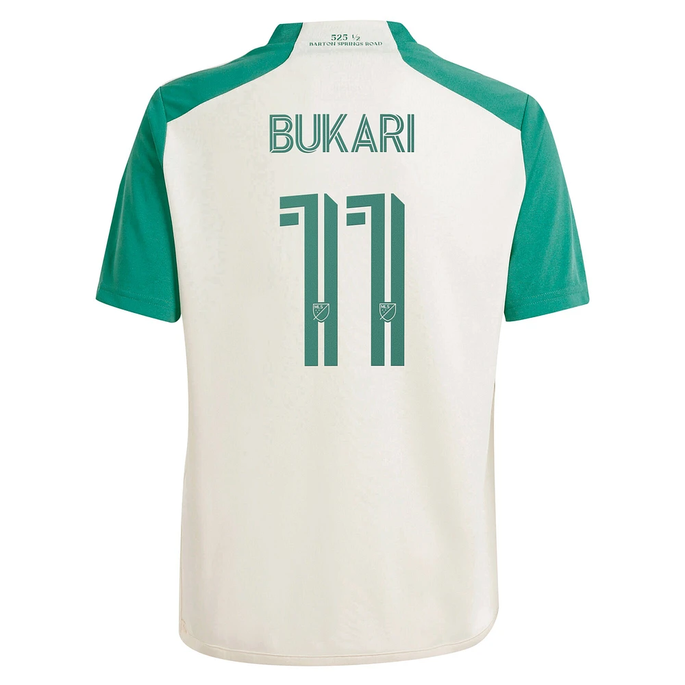 Maillot de joueur réplique du kit Armadillo adidas Osman Bukari Tan Austin FC 2024 pour jeunes