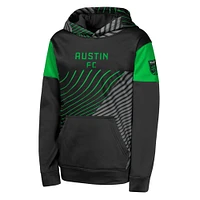 Youth Black Austin FC Unbeatable Pullover Hoodie