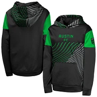 Youth Black Austin FC Unbeatable Pullover Hoodie