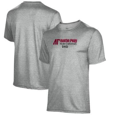 Austin Peay State Governors Dad Name Drop T-Shirt - Gray