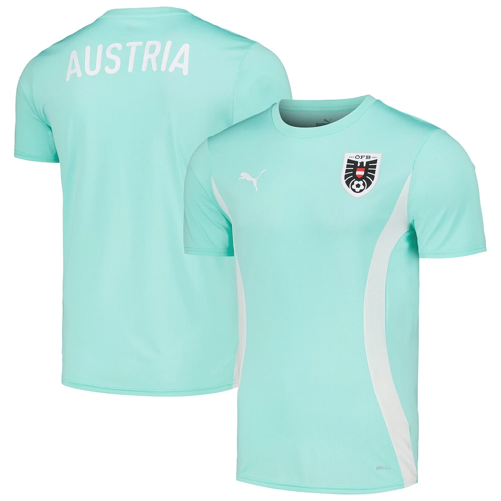 Maillot d'avant-match Puma Mint Autriche 2023/24 pour homme