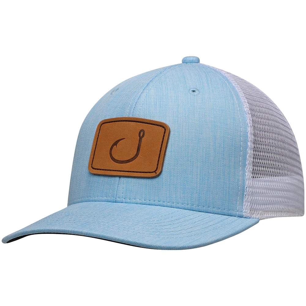 Men's Avid Light Blue Lay Day Trucker Snapback Adjustable Hat