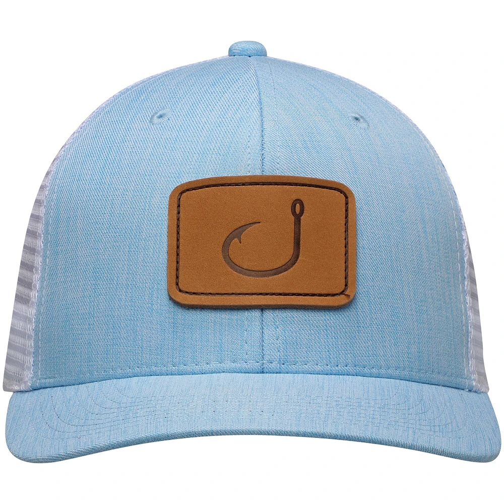 Men's Avid Light Blue Lay Day Trucker Snapback Adjustable Hat