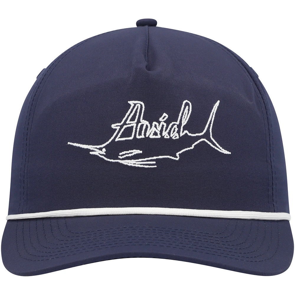 Men's Avid Navy Spindle AVIDry Snapback Hat