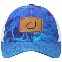 Men's Avid Royal/White Fish Camp Trucker AVIDry Snapback Hat