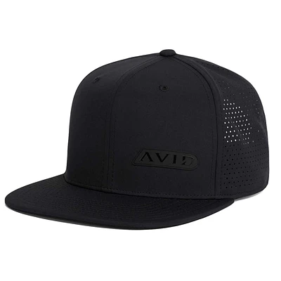 Casquette AVID Sportswear Apex AVIDry Snapback noire pour hommes