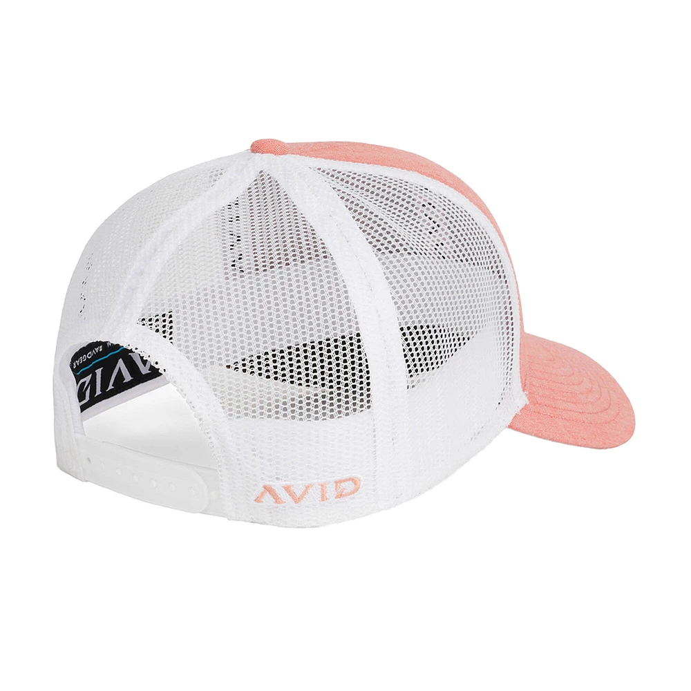 AVID Sportswear Corail/Blanc LayDay Trucker AVIDry Casquette réglable pour hommes