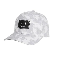 Casquette réglable AVID Sportswear White Camo Pro AVIDry pour hommes