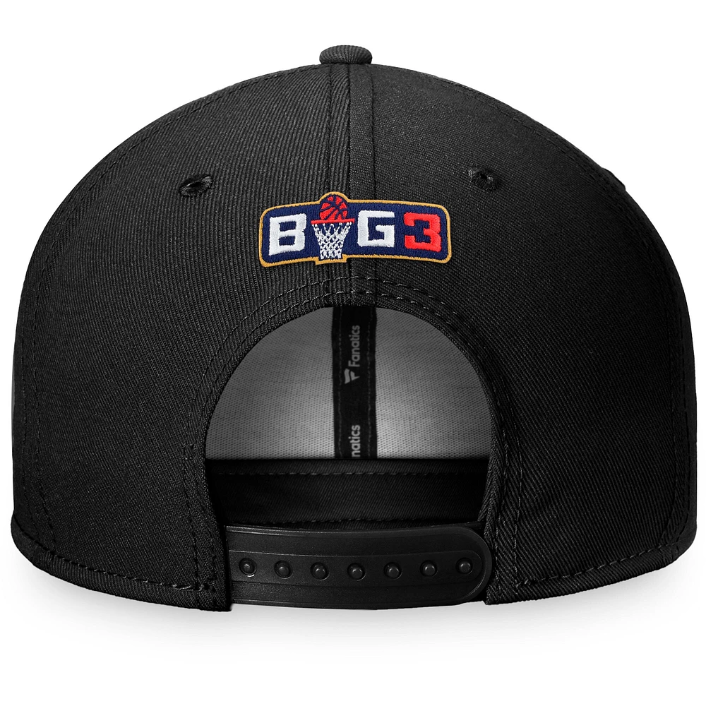 Casquette Snapback Fanatics Black Ball Hogs Core pour hommes