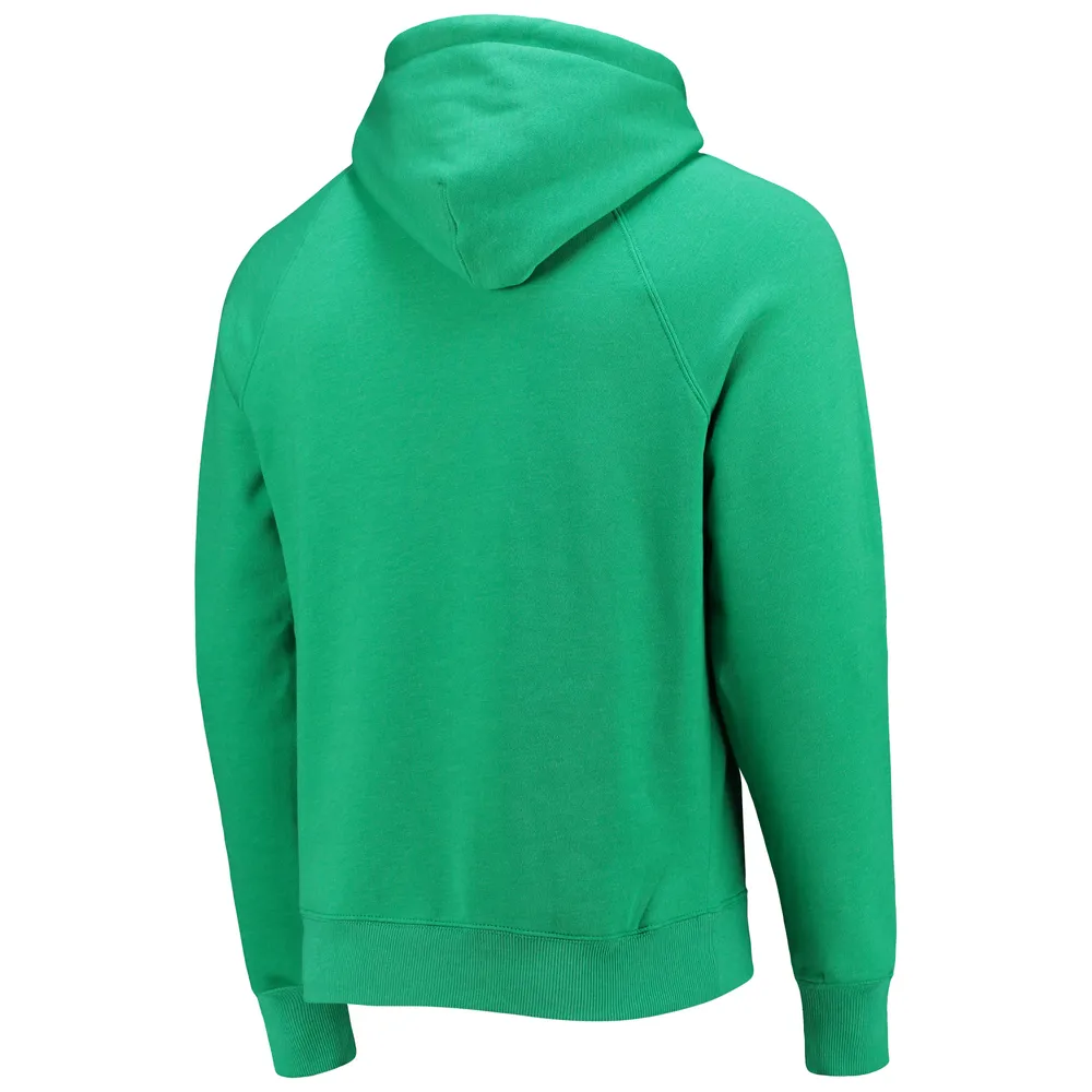 Chandail à capuchon Raglan Tri-Blend Hogs Green Ball pour hommes