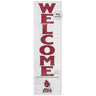 Ball State Cardinals 10'' x 35'' Indoor/Outdoor Welcome Sign