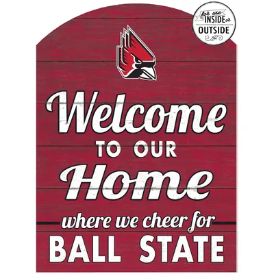 Ball State Cardinals 16'' x 22'' Indoor/Outdoor Marquee Sign