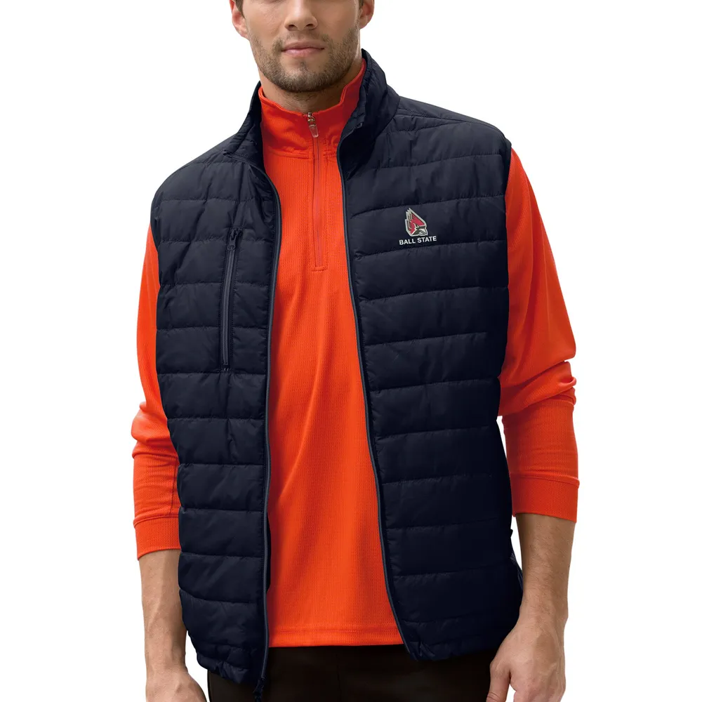 Lids Ball State Cardinals Apex Compressible Quilted Vest - Black