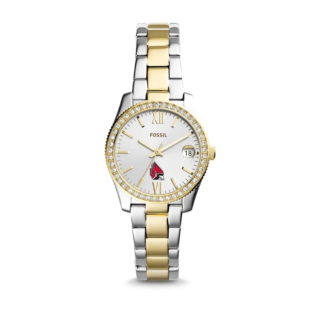 Men's St. Louis Cardinals Gold Dial Two-Tone Wristwatch