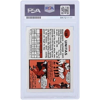Johnny Unitas Baltimore Colts Autographed 2000 Topps Archives 1957 Rookie Reprint #138 PSA Authenticated 10 Card