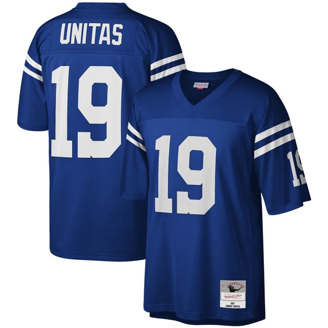 Maillot réplique Mitchell & Ness Johnny Unitas Royal Baltimore Colts Legacy pour hommes