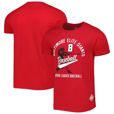 T-shirt doux pour homme Stitches Red Baltimore Elite Giants