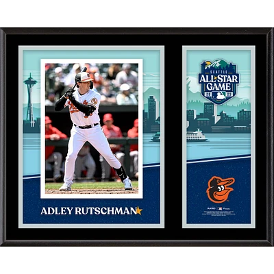 Plaque sublimée Adley Rutschman Baltimore Orioles 12" x 15" du match des étoiles de la MLB 2023