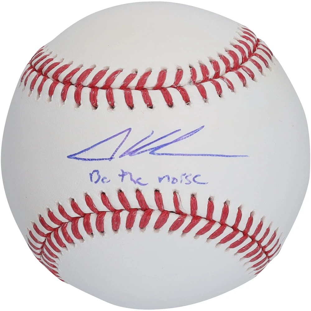 Adley Rutschman Baltimore Orioles Autographed Baseball with "Be The Noise" Inscription