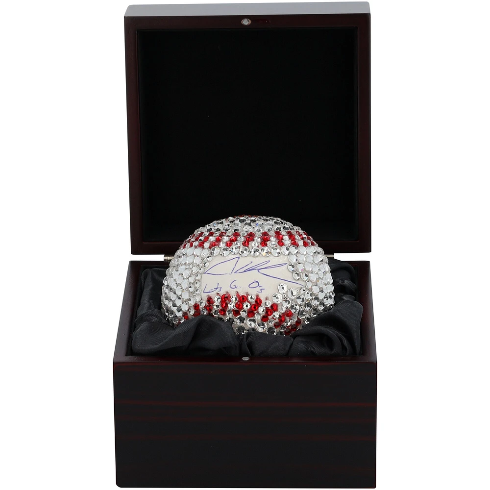 Adley Rutschman Baltimore Orioles Autographed Baseball with "Let's Go O's" Inscription - Art by Rock On Sports
