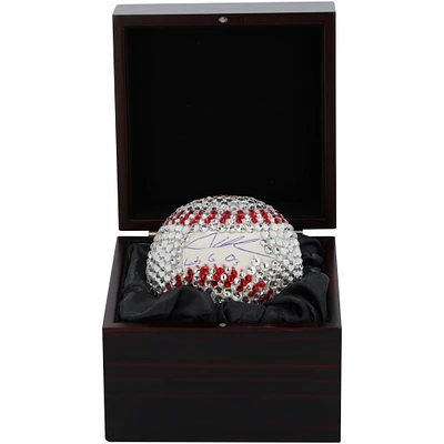 Adley Rutschman Baltimore Orioles Autographed Baseball with "Let's Go O's" Inscription - Art by Rock On Sports