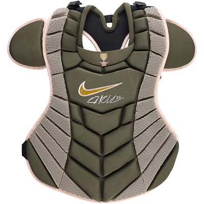 Adley Rutschman Baltimore Orioles Autographed Game-Used Gray Nike Chest Protector vs. Seattle Mariners on May 18, 2024