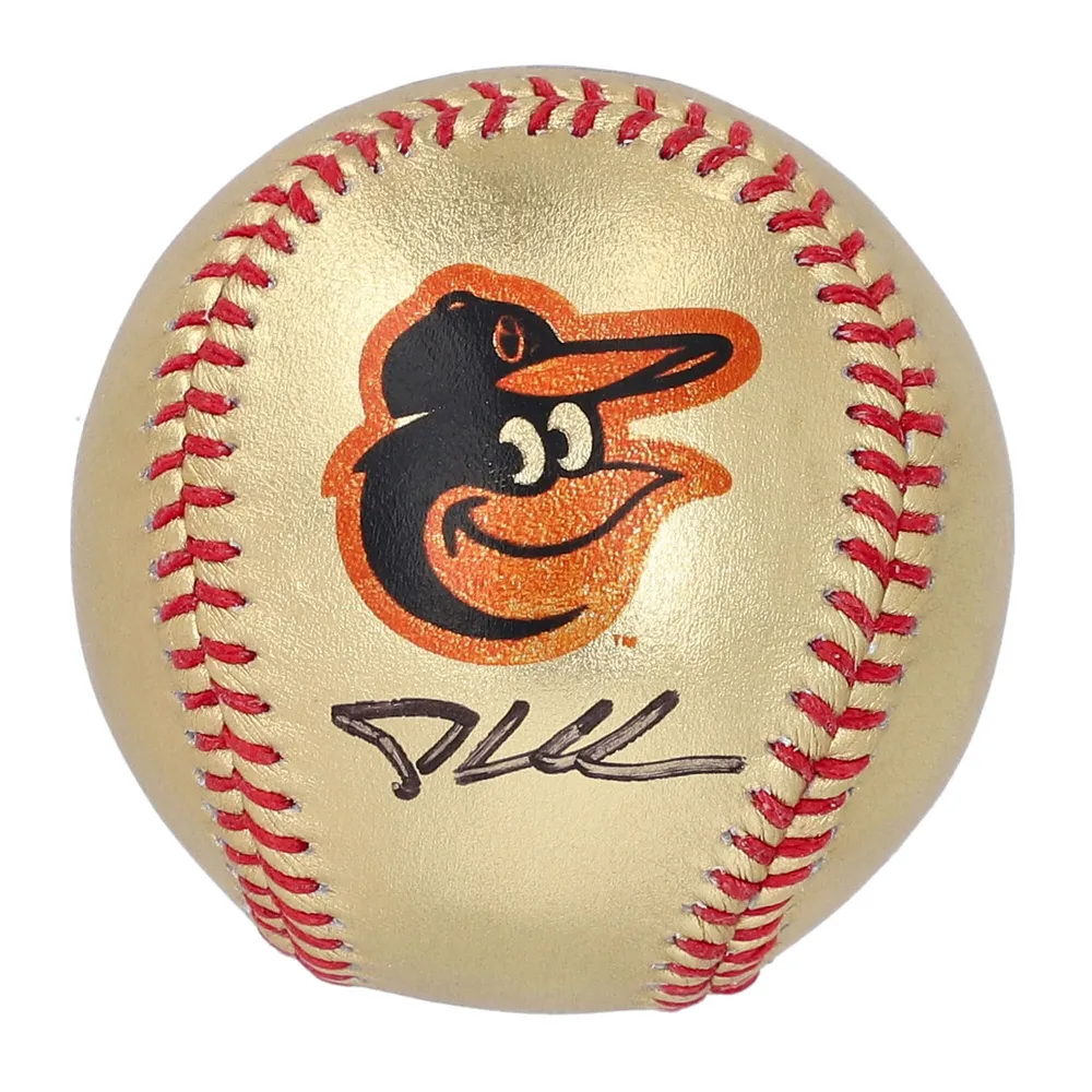Lids Adley Rutschman Baltimore Orioles Fanatics Authentic Autographed Gold  Leather Baseball