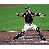 Adley Rutschman, joueur non signé des Orioles de Baltimore, capture une photo pour ses débuts en MLB