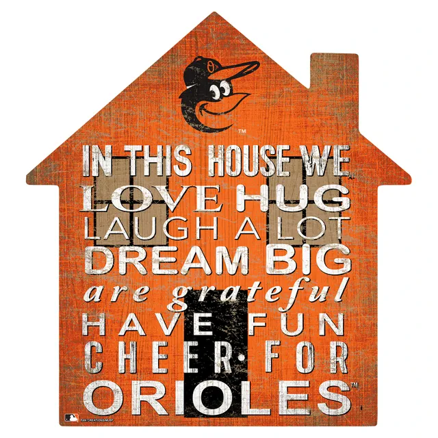 Baltimore Orioles 11'' x 19'' Welcome Team Tag Sign